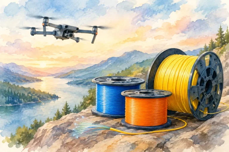 Choosing the Right Fibre Optic Spool for Drones