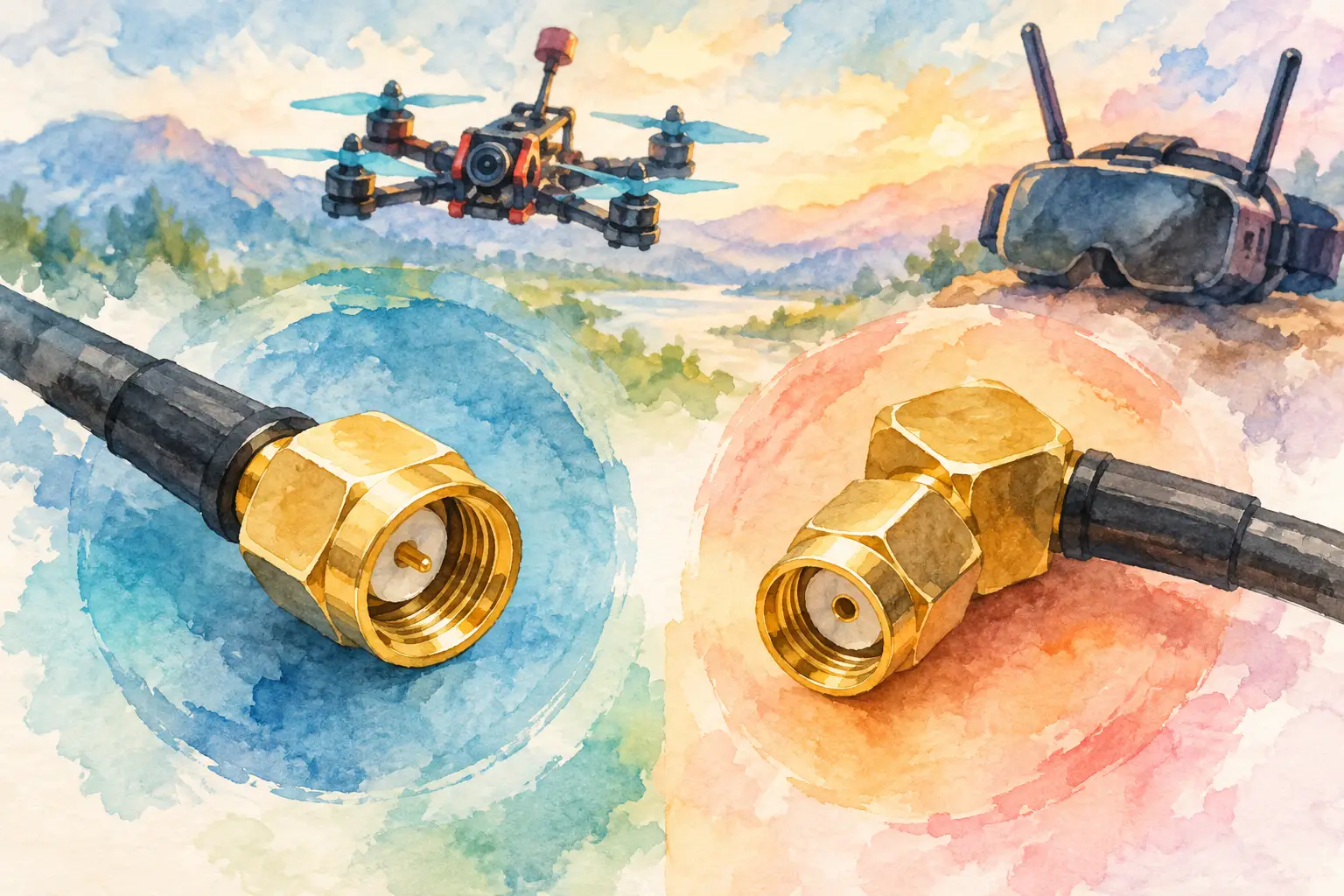 SMA versus RP-SMA Connectors for FPV Builds